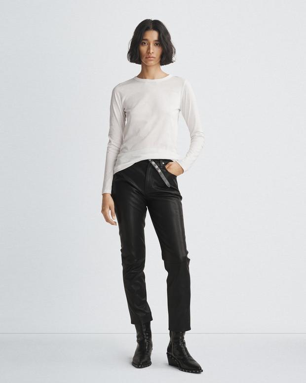 The Slub Long Sleeve T-Shirt for Women | Rag & Bone W275C51CH_101